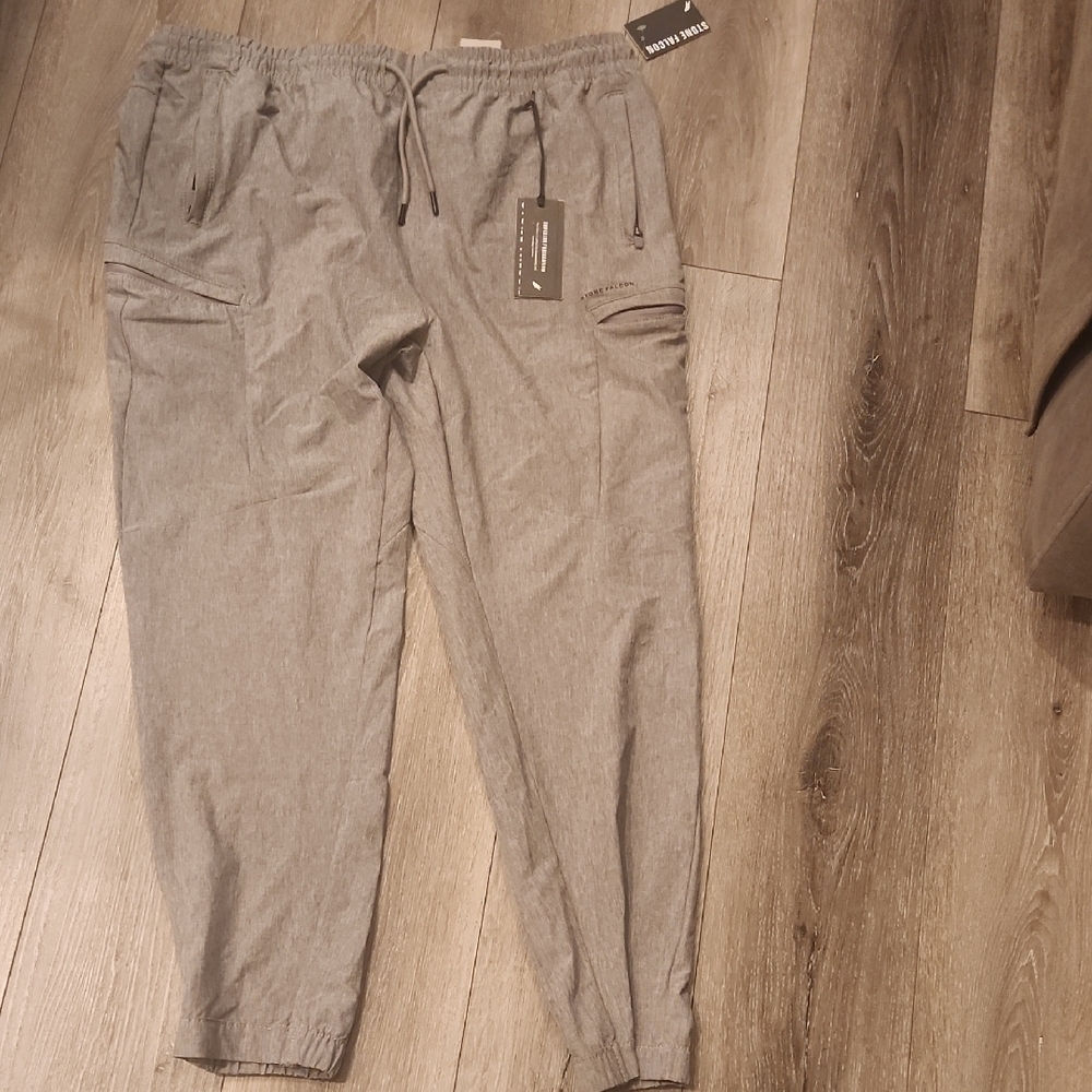 Stone Falcon Gray Men's Jogger  Pants